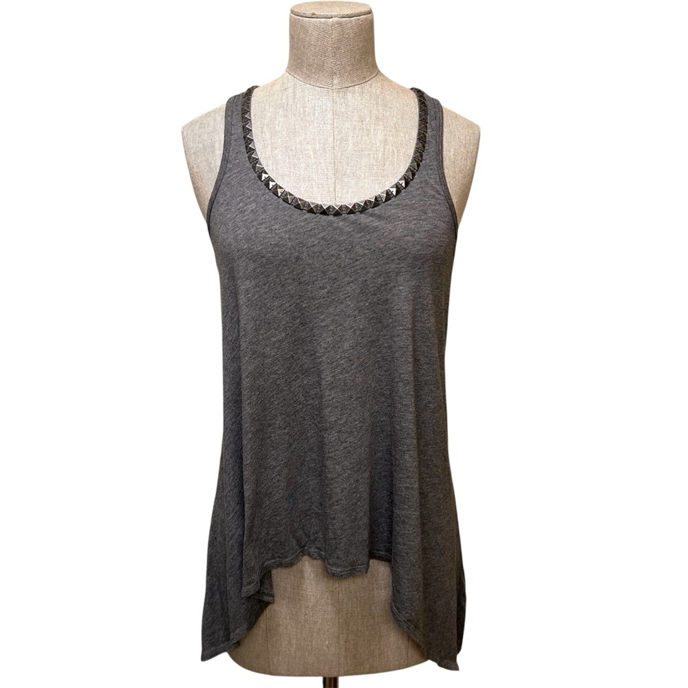 Express Embellished Racer-Back Tank Top